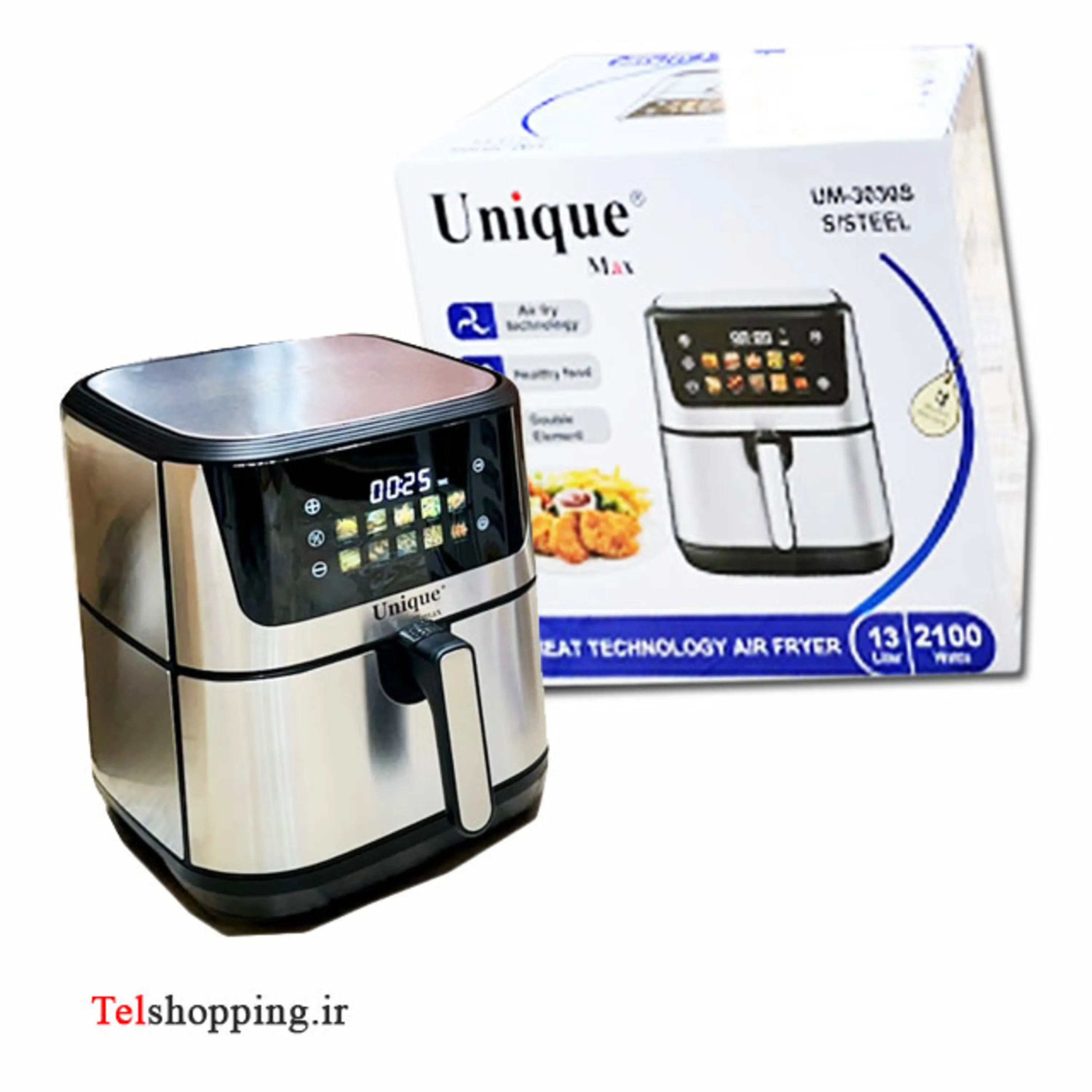 سرخ کن دو المنت 13 لیتر یونیک مکس Um3030s